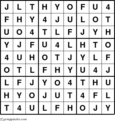 The grouppuzzles.com Answer grid for the 4THOFJULY-c9 puzzle for 