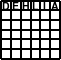 Thumbnail of a Dehlia puzzle.