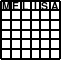 Thumbnail of a Melisa puzzle.