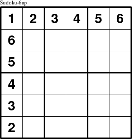 Sudoku-6up