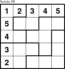 Sudoku-5B