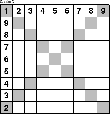 Sudoku-X